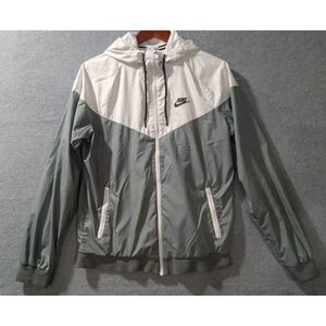 Nike Men's Sportswear Windrunner Hooded Jacket Smoke Grey Size S